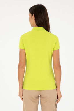 Женская базовая футболка фисташкового цвета Неожиданная скидка в корзине - U.s. polo assn фото 5