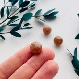 Бусины для украшений из Солнечного камня (3 шт)