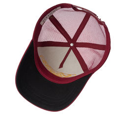 Бейсболка STETSON арт. 7751103K TRUCKER CAP AMERICAN HERITAGE (бордовый / белый)  фото 3