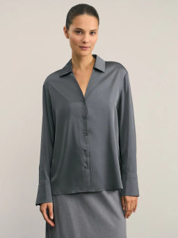 Атласная блузка / Zarina  фото 3