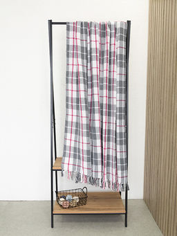 Покрывало 150х200 серый Хлопок 100%