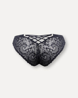 Кружевные трусы-бикини со шнуровкой - Deseo фото 2