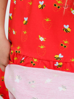 Сарафан Мия пчелки на красном - Sovalina фото 12