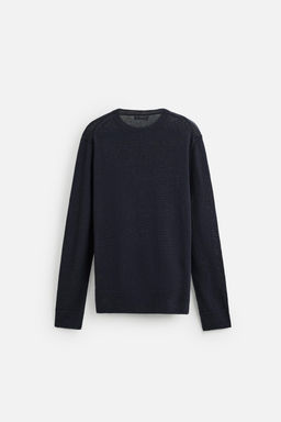 LINEN-COTTON SWEATER - Zara фото 8