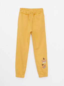 Beli Lastikli Bask?l? K?z ?ocuk Jogger E?ofman Alt?