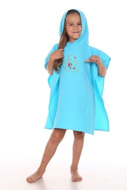 Полотенце с капюшоном вафельное Мишка желтый - Ашматекс фото 4