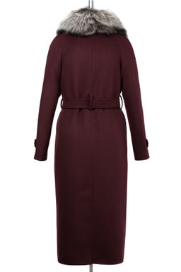 Мех натуральный (чернобурая лисица), Пальто утепленное Холлофайбер 300 - El podio фото 8