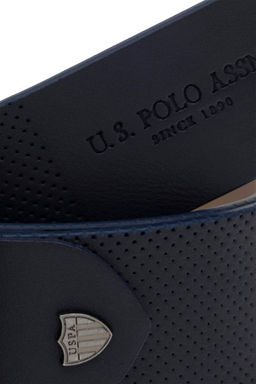 Мужской темно-синий ремень - U.s. polo assn фото 4