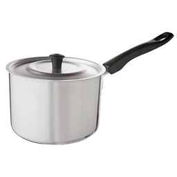 Ковш алюмин.полиров. 1,5л с пласт.ручкой, крышкой (ПП-023)