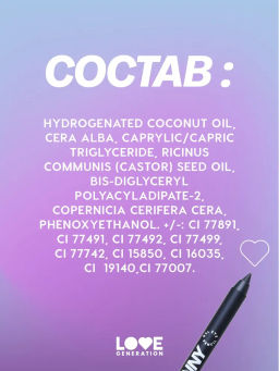 Love Generation Карандаш гелевый для глаз Color Bunny тон 01 черный  фото 13