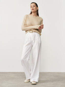 Джемпер кашемировый 1105 бежевый