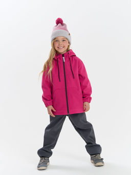 Куртка Softshell демисезонная Фуксия - Bungly фото 6