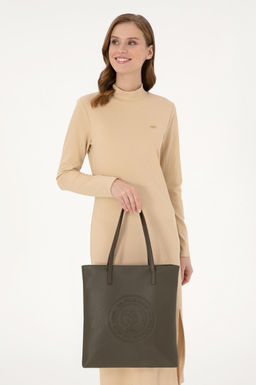 Женская сумка через плечо цвета хаки Неожиданная скидка в корзине