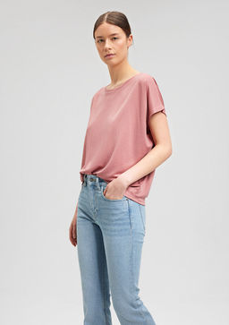 Lux Touch Pembe Basic Tisort
