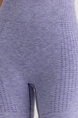 TRENDYOLMILLA Lila Seamless/Dikissiz Orme Spor Sort/K?sa Tayt THMSS25TY00008 фото 4