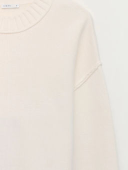 Вязанный джемпер с хлопком в составе / Zarina  фото 10