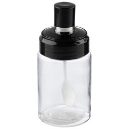 Банка для специй и сыпучих продуктов с ложкой, 240 мл.Vassetto, стекло арт. 104837