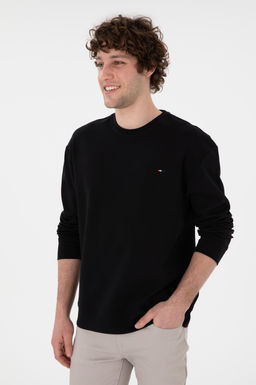 Erkek Comfort Fit Bisiklet Yaka Siyah Sweatshirt Sepette S_rpriz _ndirim - U.s. polo assn фото 3