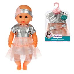 Mary Poppins. Одежда для куклы арт.452160 "Платье с повязкой Модница" 38-43см,