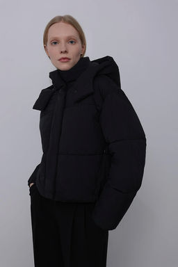 Стеганая куртка c капюшоном - Incity фото 3