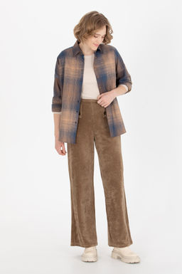 U. S. Polo Assn Женская коричневая рубашка с длинным рукавом - U.s. polo assn фото 2