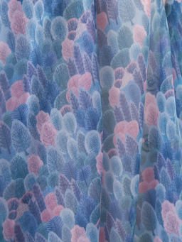 Большой, мягкий, тонкий и очень нежный двусторонний палантин с рисунком в стиле арт-дек - Tantino фото 5