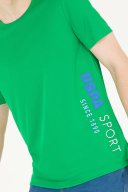 Мужская футболка с круглым вырезом Apple Green - U.s. polo assn фото 6