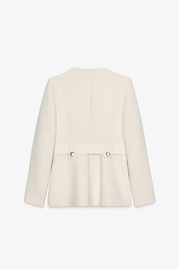FITTED BLAZER WITH BELT - Zara фото 9