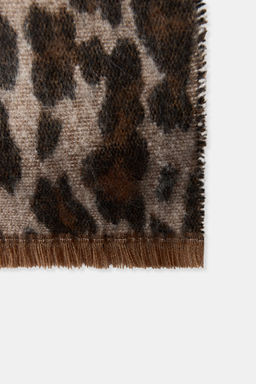 JACQUARD ANIMAL PRINT SCARF - Zara фото 4