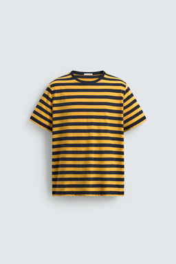 CAMISETA LINO - ALGOD?N RAYAS / rayas - Zara фото 6