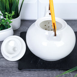 Чайник заварочный 700 мл с плетеной ручкой / FU-2040 /уп 18/