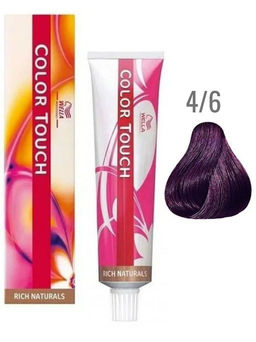 Краска Color Touch 4/6 средне-коричневый фиолетовый Wella Professionals