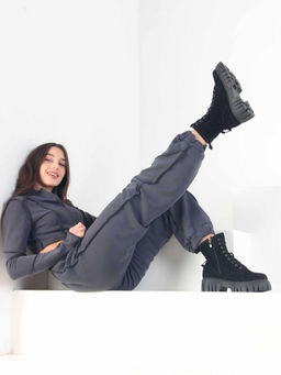 Ботинки EDART 329.21153 bl. черный замша/шерсть - Ed'art фото 7