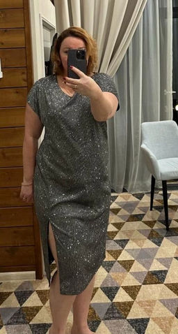 Платье Base_О210/темно-серый - Ihomelux фото 2