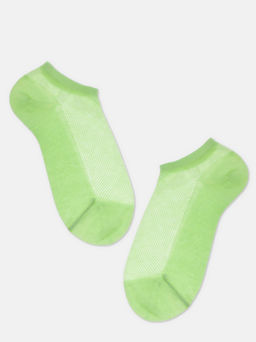 Цена за 2 пары. Носки Короткие CONTE Ультракороткие носки ACTIVE с сеточкой салатовый - Conte elegant фото 4