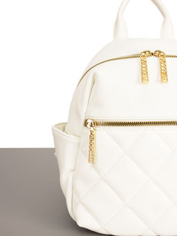 LACCOMA рюкзак Жизель-Ф826-белый эко кожа хлопок фото 4