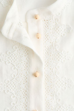 Blusa con detalles de encaje - H&m фото 4