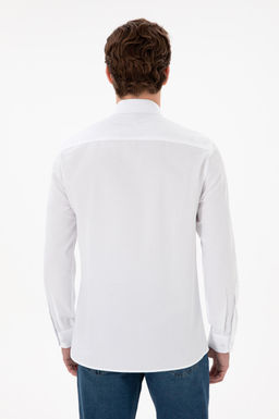 Erkek Beyaz Uzun Kollu Basic G_mlek Sepette S_rpriz _ndirim - U.s. polo assn фото 5