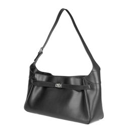 0039 black, Женская кожаная сумка, Barcelo Biagi