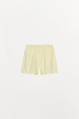 STRIPED PYJAMA BERMUDA SHORTS - Zara фото 4
