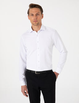 Beyaz Slim Fit Uzun Kollu Arm_rl_ G_mlek