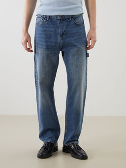 Baggy Fit Erkek Jean Pantolon