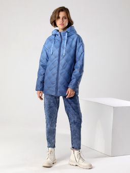 23127 Куртка синий - Dizzyway фото 2
