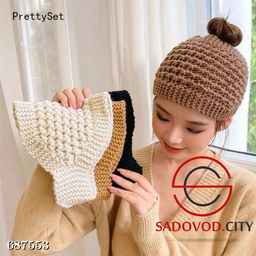 Зимняя теплая шерстяная повязка на голову - Bruno фото 4