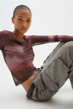 Baggy Low Cargo Jeans - H&m фото 4