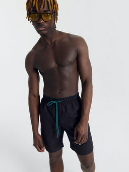 Шорты мужские спортивные в черном цвете - Mark formelle фото 3