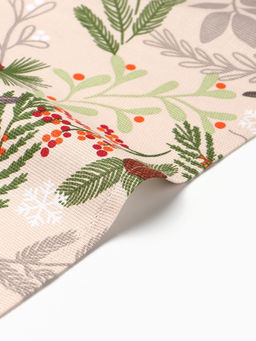 Полотенце новогоднее Доляна Bullfinch 35×60 см, 100% хл, рогожка 164 г/м²