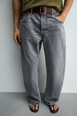 JEANS BARREL FIT / Azul lavado