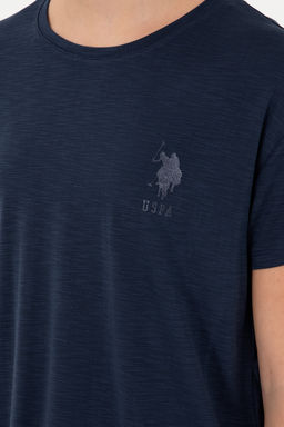 Женская темно-синяя футболка Неожиданная скидка в корзине - U.s. polo assn фото 14