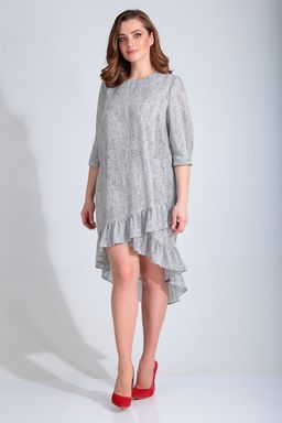 Платье Liona Style 778 жемчужный